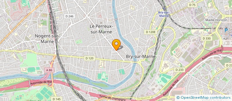 localisation de l'entreprise SCI SALLES  LE PERREUX-SUR-MARNE