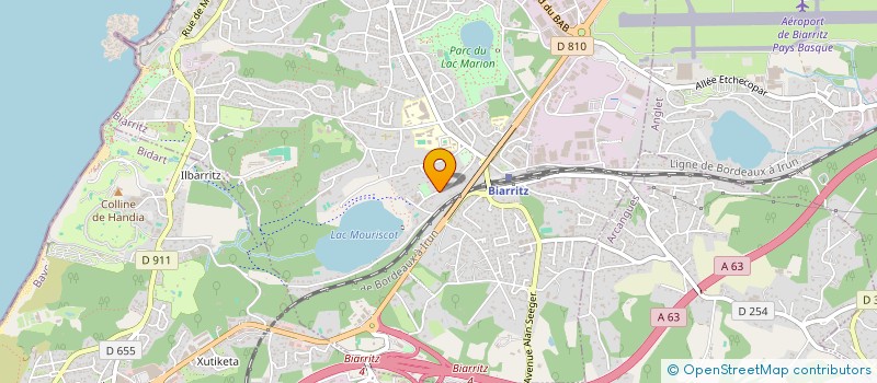 localisation de l'entreprise SCI SALLES à BIARRITZ