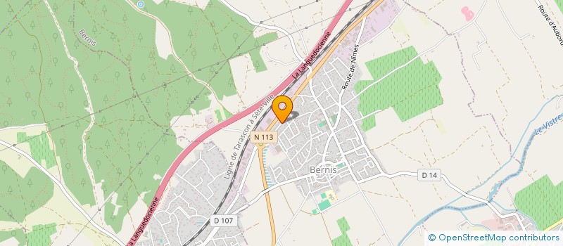 localisation de l'entreprise SCI SALLES  BERNIS