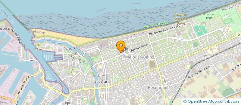 localisation de l'entreprise SCI SALLES DUFLOER à DUNKERQUE