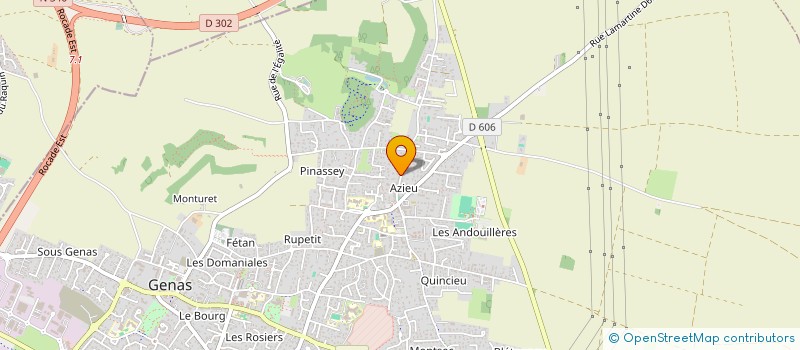 localisation de l'entreprise SCI SALLGON  GENAS