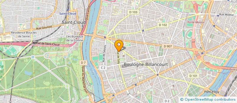 localisation de l'entreprise SCI SALLIMMO à BOULOGNE-BILLANCOURT
