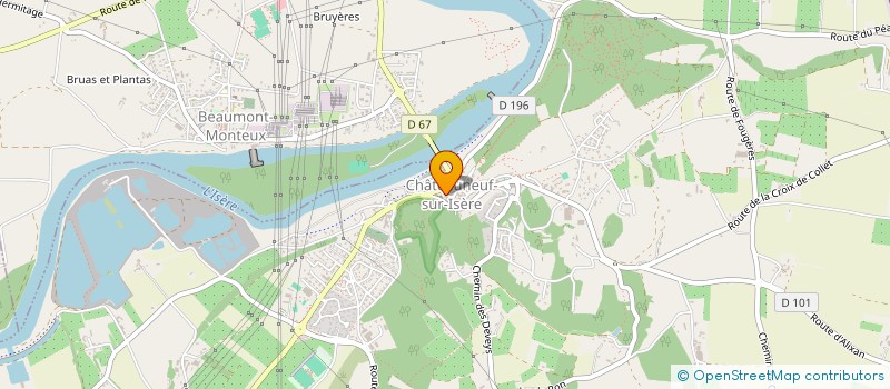 localisation de l'entreprise SCI SALLY  BOURG-DE-PEAGE