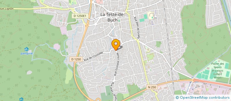 localisation de l'entreprise SCI SALLY  LA TESTE-DE-BUCH