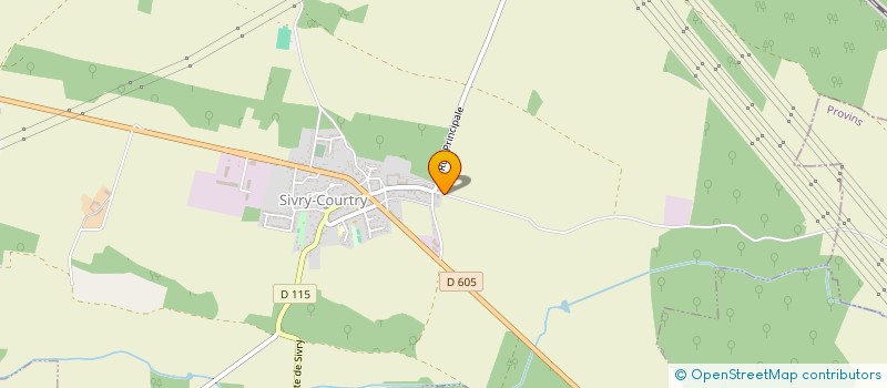 localisation de l'entreprise SCI SALLY INVEST  SIVRY-COURTRY