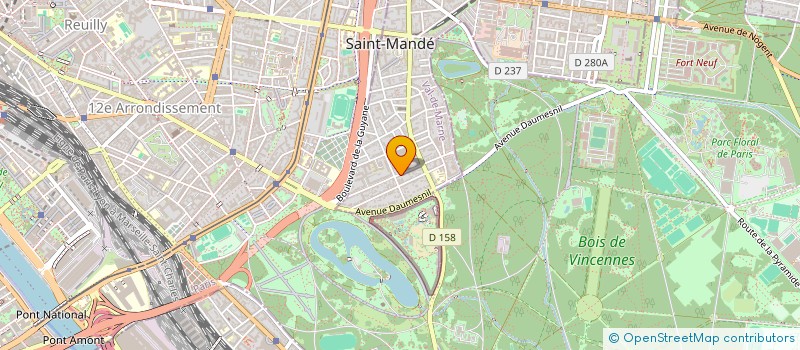 localisation de l'entreprise SCI SALMA à SAINT-MANDE