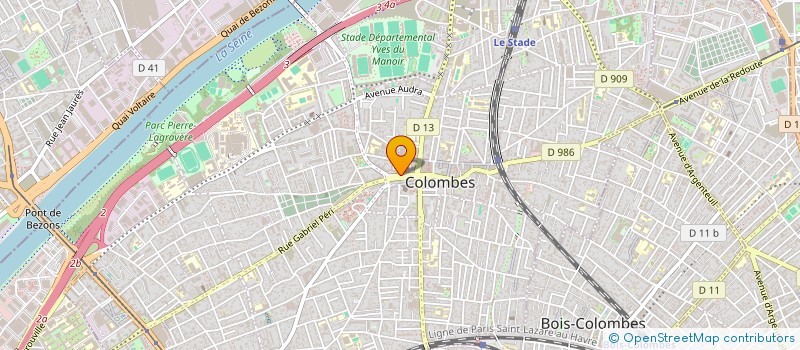 localisation de l'entreprise SCI SALMAN à COLOMBES