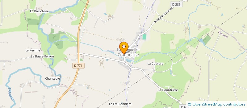 localisation de l'entreprise SCI SALMH IMMO  LA CHAPELLE-CRAONNAISE