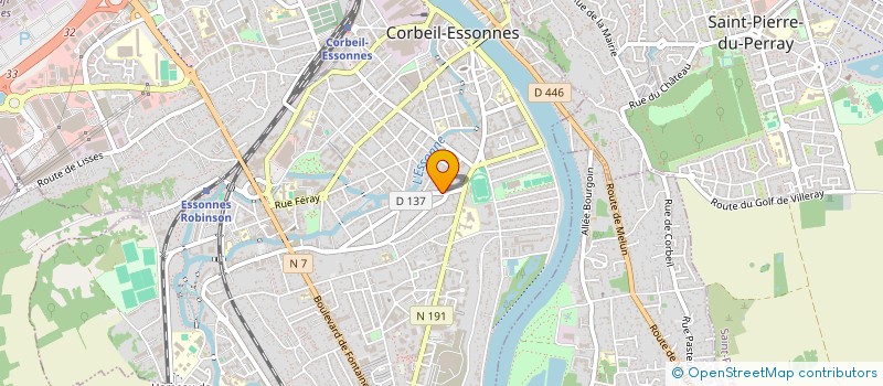 localisation de l'entreprise SCI SALMON à CORBEIL-ESSONNES