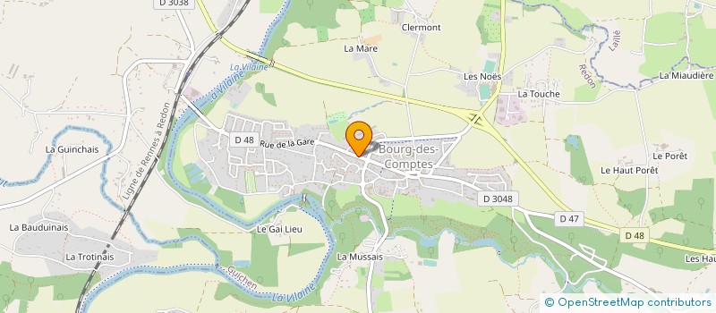 localisation de l'entreprise SCI SALMON MA.EM  BOURG-DES-COMPTES