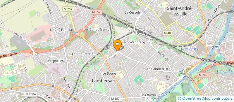 localisation de l'entreprise SCI SALOMA à LAMBERSART