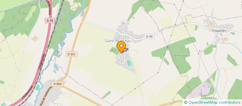 localisation de l'entreprise SCI SALOME  SAINT-MARCEAU