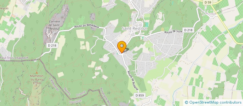 localisation de l'entreprise SCI SALOME  SAINT-RESTITUT