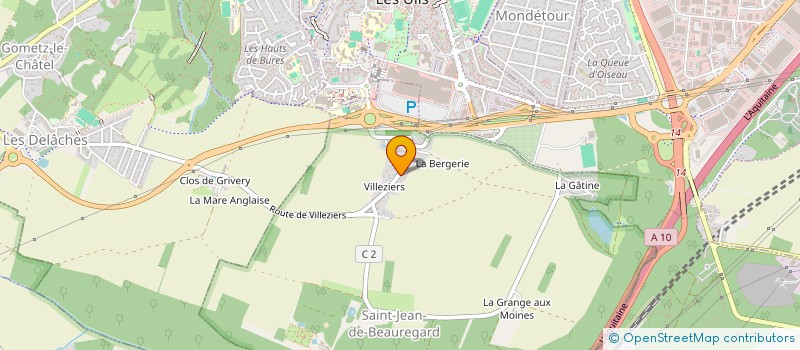 localisation de l'entreprise SCI SALOME  SAINT-JEAN-DE-BEAUREGARD