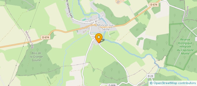 localisation de l'entreprise SCI SALOME  MONCEL-SUR-SEILLE