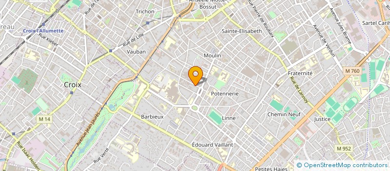 localisation de l'entreprise SCI SALOME  ROUBAIX