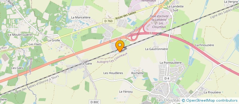 localisation de l'entreprise SCI SALOME  VENANSAULT