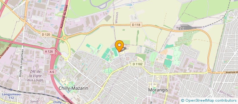 localisation de l'entreprise SCI SALOME LB  MORANGIS