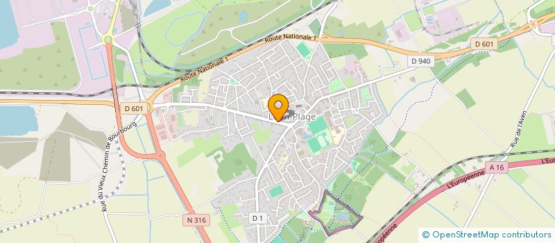 localisation de l'entreprise SCI SALOMEZ  LOON-PLAGE