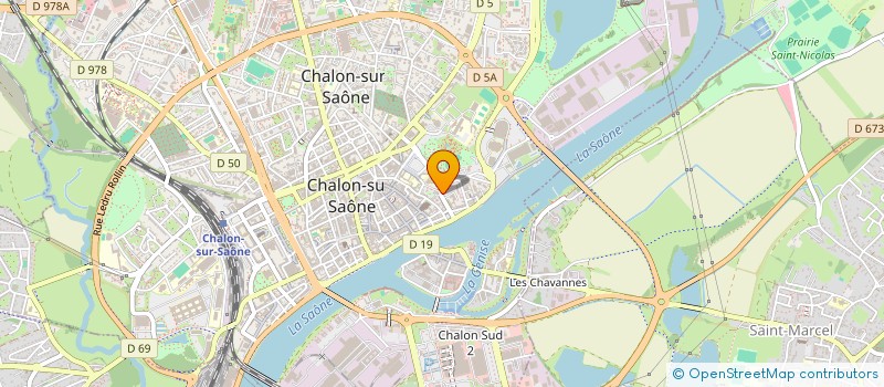 localisation de l'entreprise SCI SALOMON à CHALON-SUR-SAONE