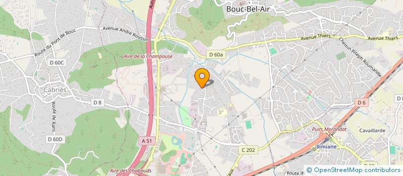 localisation de l'entreprise SCI SALOMON à BOUC-BEL-AIR