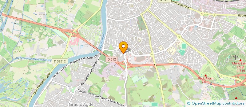 localisation de l'entreprise SCI SALOMON  AGDE