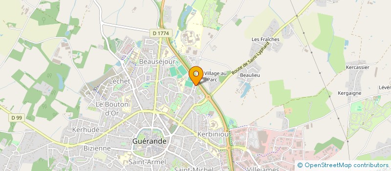 localisation de l'entreprise SCI SALOMON  GUERANDE