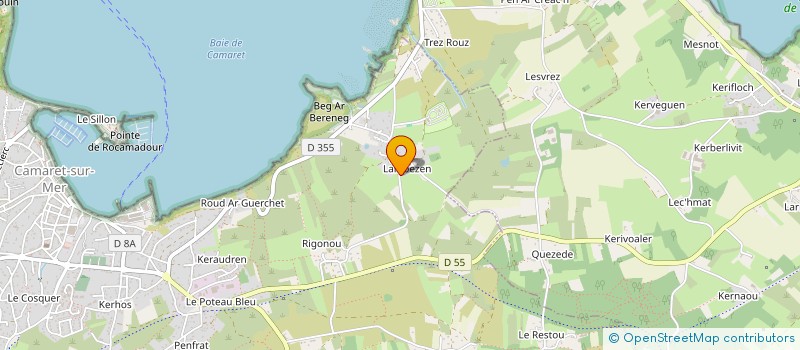 localisation de l'entreprise SCI SALOMON LE MOIGN  CAMARET-SUR-MER