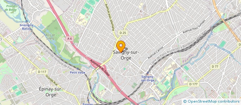localisation de l'entreprise SCI SALON 91  SAVIGNY-SUR-ORGE