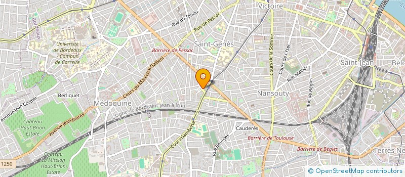 localisation de l'entreprise SCI SALONS DE QUARTIER  TALENCE