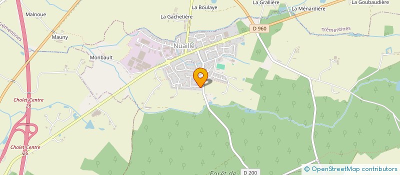 localisation de l'entreprise SCI SALOUAN  NUAILLE