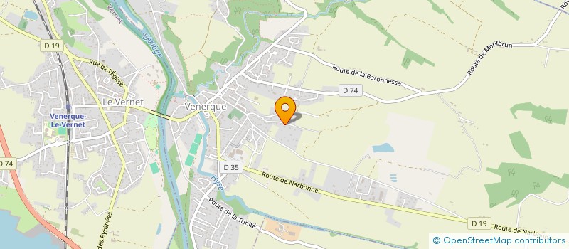 localisation de l'entreprise SCI SALPIROREN à VENERQUE