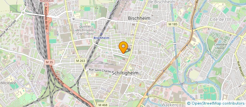 localisation de l'entreprise SCI SALSA  SCHILTIGHEIM