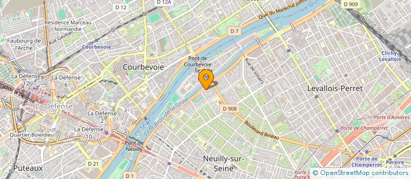 localisation de l'entreprise SCI SALSA à NEUILLY-SUR-SEINE
