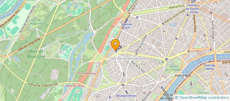 localisation de l'entreprise SCI SALSA  PARIS