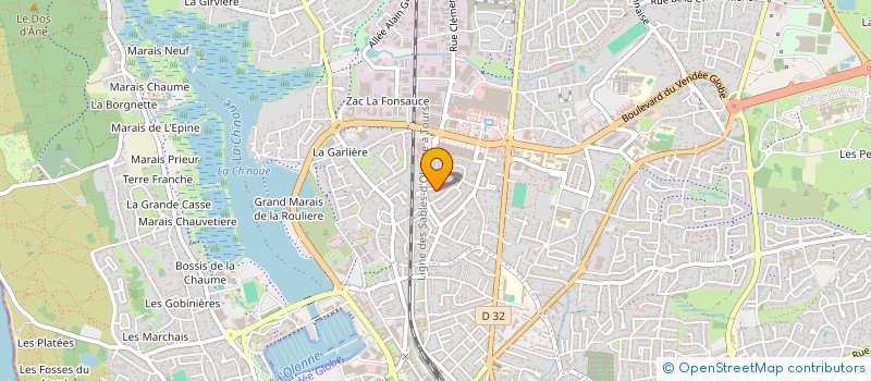 localisation de l'entreprise SCI SALSA  LES SABLES-D'OLONNE