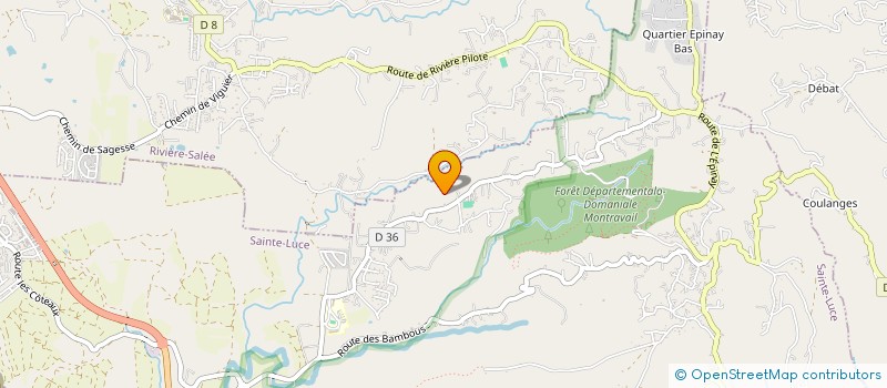 localisation de l'entreprise SCI SALSAS  SAINTE-LUCE