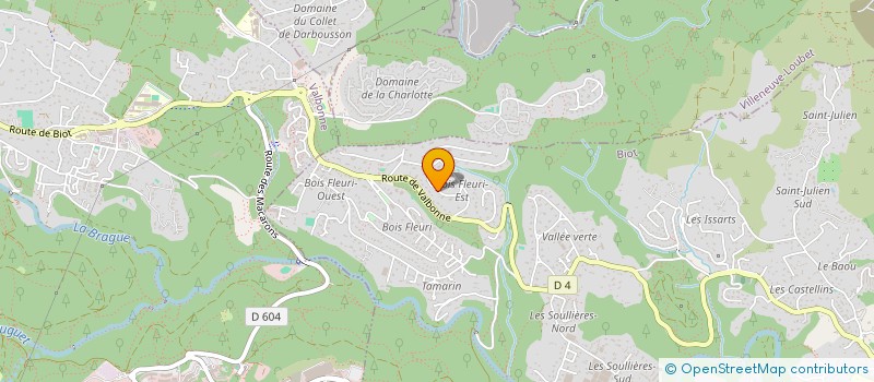 localisation de l'entreprise SCI SALT  BIOT