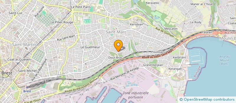 localisation de l'entreprise SCI SALTA  BREST