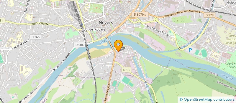 localisation de l'entreprise SCI SALTEL à NEVERS