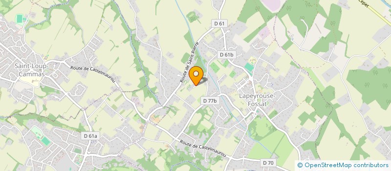 localisation de l'entreprise SCI SALTEL  LAPEYROUSE-FOSSAT