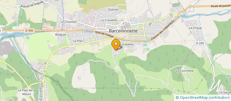 localisation de l'entreprise SCI SALTO à BARCELONNETTE