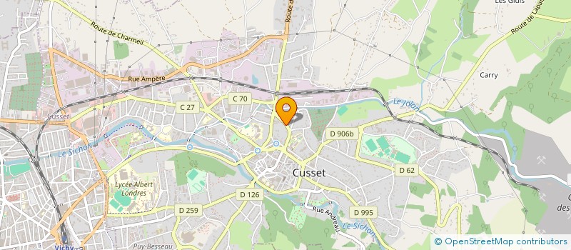 localisation de l'entreprise SCI SALTOT à CUSSET