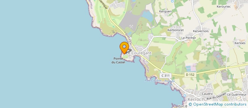 localisation de l'entreprise SCI SALTUS à PLOEMEUR