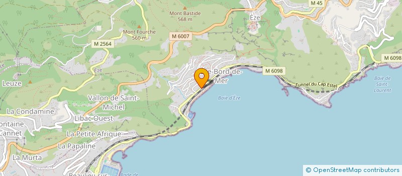 localisation de l'entreprise SCI SALU  EZE