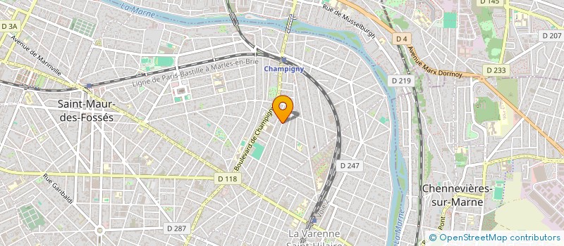 localisation de l'entreprise SCI SALUBIE à SAINT-MAUR-DES-FOSSES