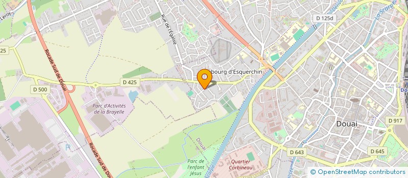 localisation de l'entreprise SCI SALUMA à DOUAI