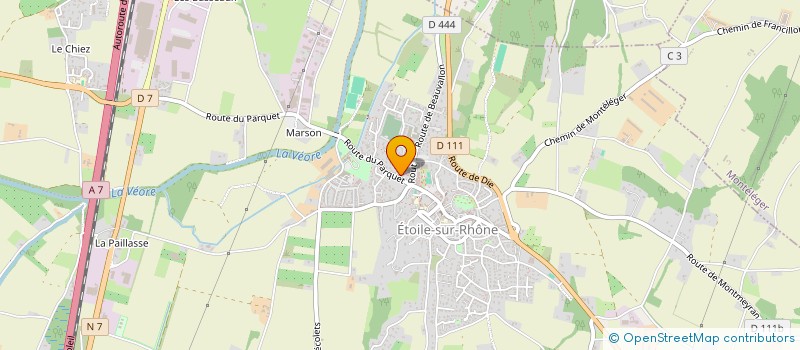 localisation de l'entreprise SCI SALUREOL  ETOILE-SUR-RHONE