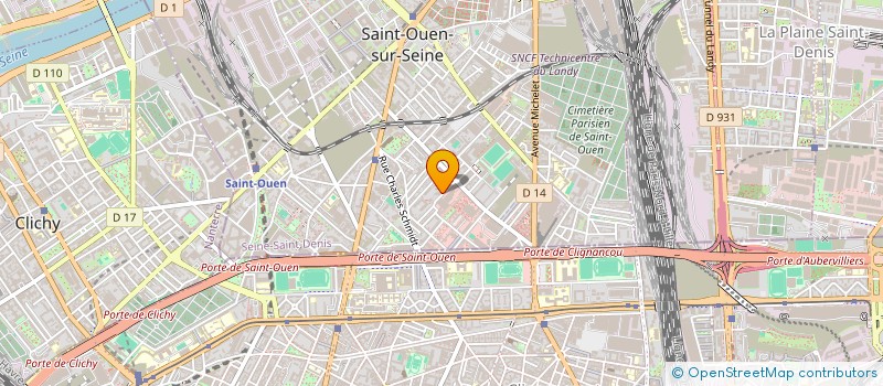localisation de l'entreprise SCI SALVA à SAINT-OUEN-SUR-SEINE