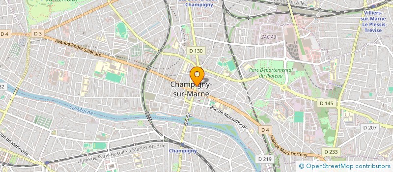 localisation de l'entreprise SCI SALVA à VIGNEUX-SUR-SEINE